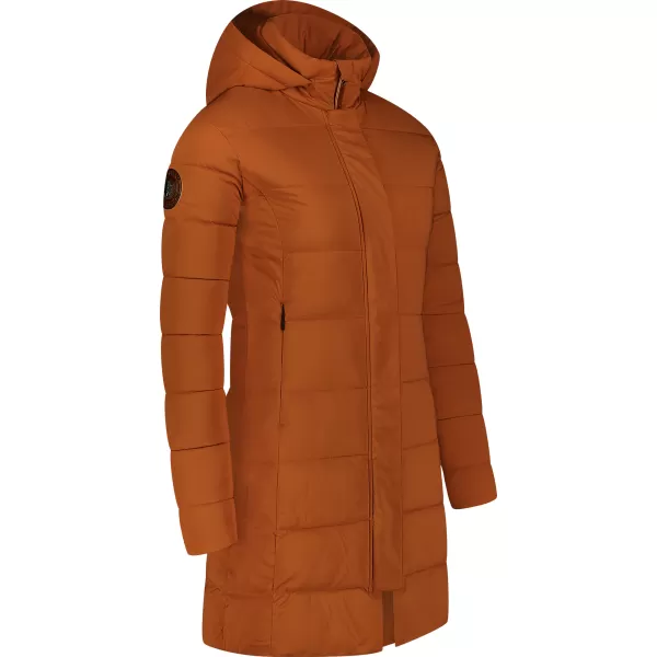  Ženski zimski plašč NORDBLANC CATERPILLAR NBWJL8273 RJAVA 