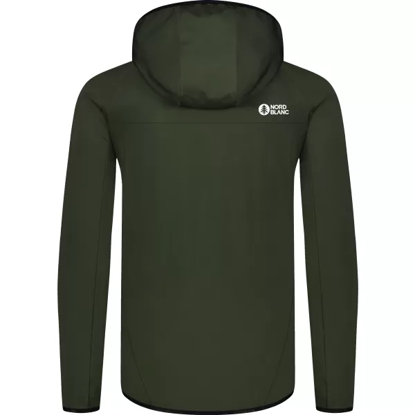  Moški powerfleece pulover NORDBLANC CREEK NBWFM8280 ZELENA 
