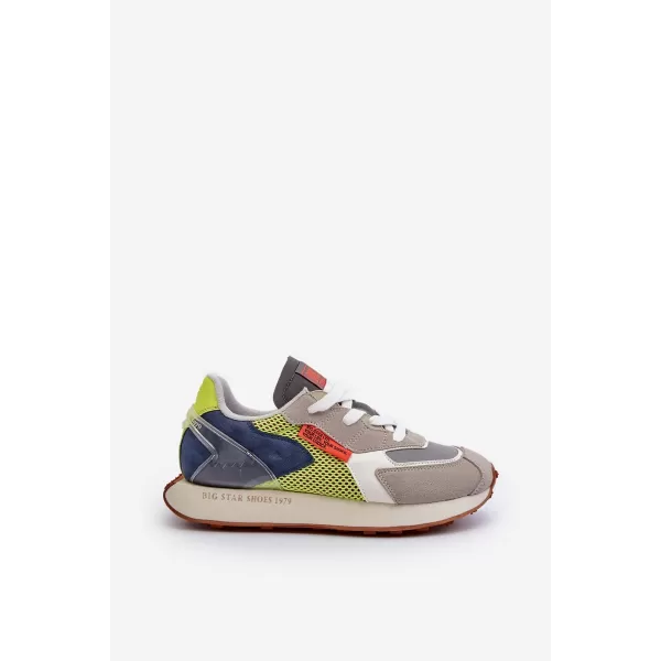  Moške superge BIG STAR NN174344 GREY Big Star Shoes 