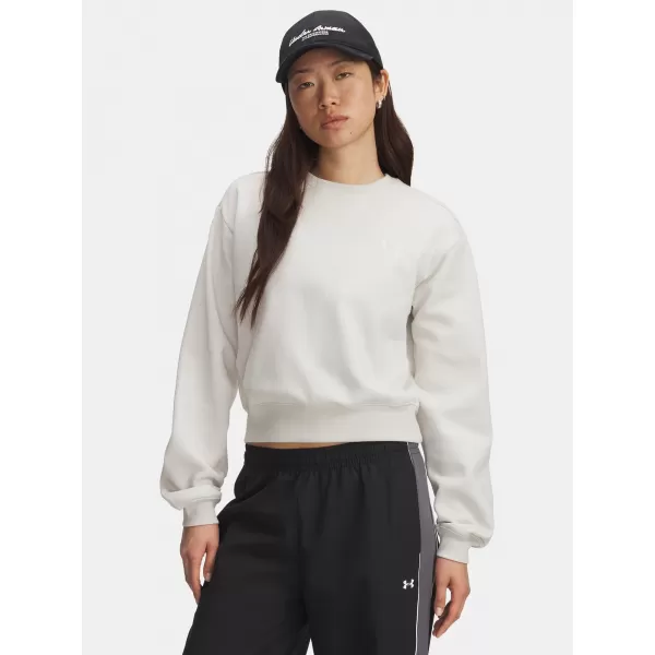  Ženski pulover UNDER ARMOUR UA ICON VIDA FLC CREW BELA 