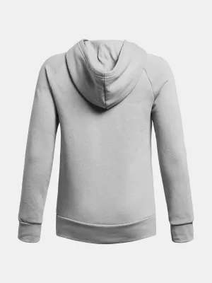 Fantovski pulover UNDER ARMOUR UA RIVAL FLEECE BL HOODIE 1379791-011 SIVA