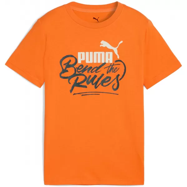  Otroška majica s kratkimi rokavi PUMA MID90S GRAPHIC TEE III 688472-26 ORANŽEN SIJAJ 