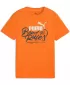 Otroška majica s kratkimi rokavi PUMA MID90S GRAPHIC TEE III 688472-26 ORANŽEN SIJAJ