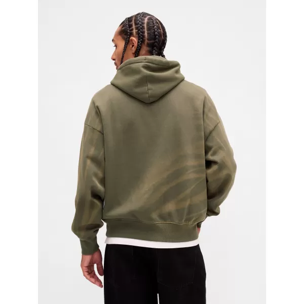  Moški pulover GAP CORP LOGO HOODIE PULLOVER 851641-00 ČRNI MAH 