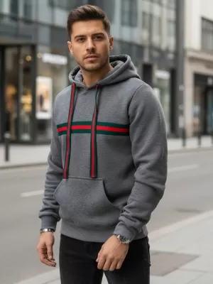 Moški pulover DSTREET BX5937 SIVA