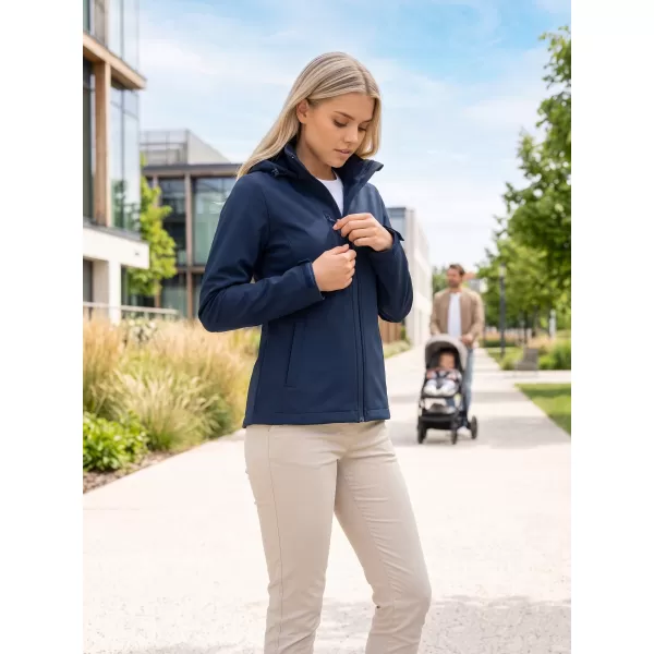  Ženska softshell jakna ALTISPORT NoPrint NP/ALW945 MORNARSKO MODRA 