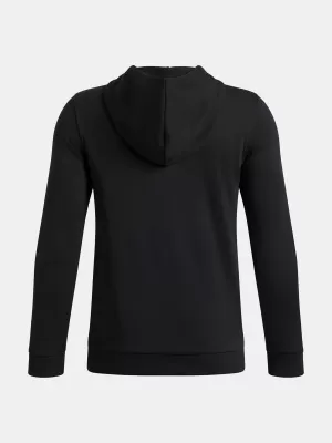 Fantovski pulover UNDER ARMOUR RIVAL LW 1/4 ZIP HOODIE 6009316-001 ČRNA