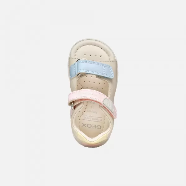  Dekliški sandali GEOX SANDAL MACCHIA B254WA08502C1M2M BEŽ 