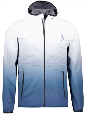 Moška vrhunska softshell jakna ALTISPORT VOJ/ALM126JACK01 MORNARSKO MODRA/BELA