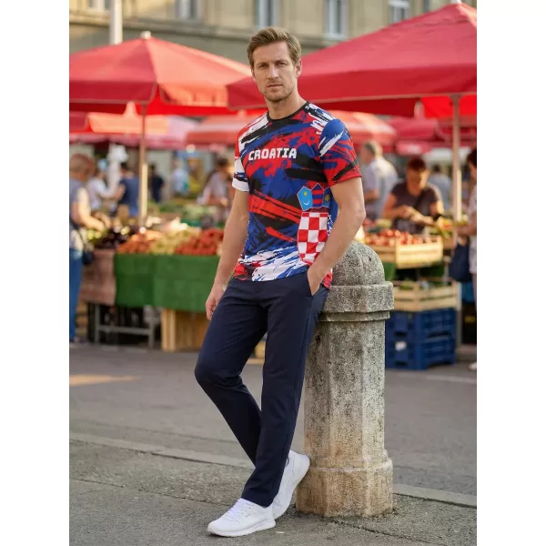  Moška vrhunska majica s kratkimi rokavi ALTISPORT VOJ/ALM036HR/TR01 PROGE 