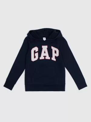 Otroški pulover GAP PULLOVER LOGO HOODIE 849381-10 MODRA GALAKSIJA