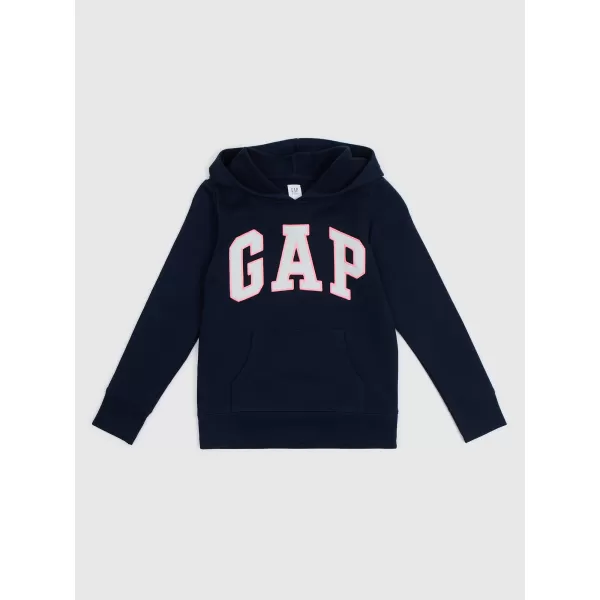  Otroški pulover GAP PULLOVER LOGO HOODIE 849381-10 MODRA GALAKSIJA 