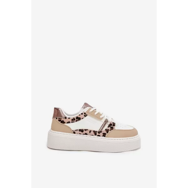  Ženske superge BIG STAR SS274357 WHITE/BEIGE Big Star Shoes 