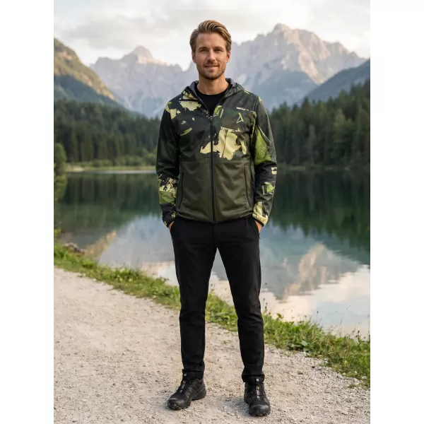  Moška vrhunska softshell jakna ALTISPORT VOJ/ALM125JACK01 MASKA/GRN 
