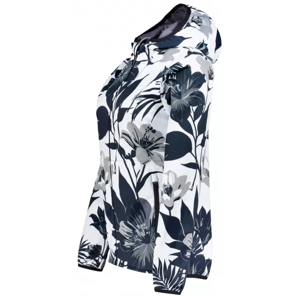  Ženska vrhunska softshell jakna ALTISPORT VOJ/ALW115JACK01 ČRNO/BELO 