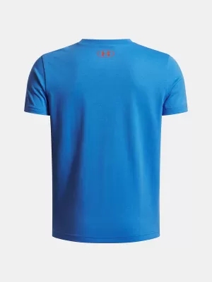 Fantovska majica s kratkimi rokavi UNDER ARMOUR UA B BOXED SPORTS UPDATE SS 1388672-402 MODRA