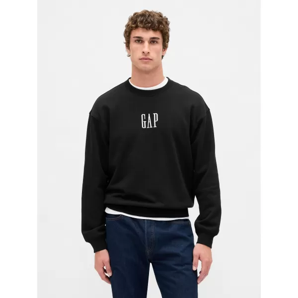  Moški pulover GAP LOGO SWEATSHIRT 821273-08 PRAVA ČRNA 