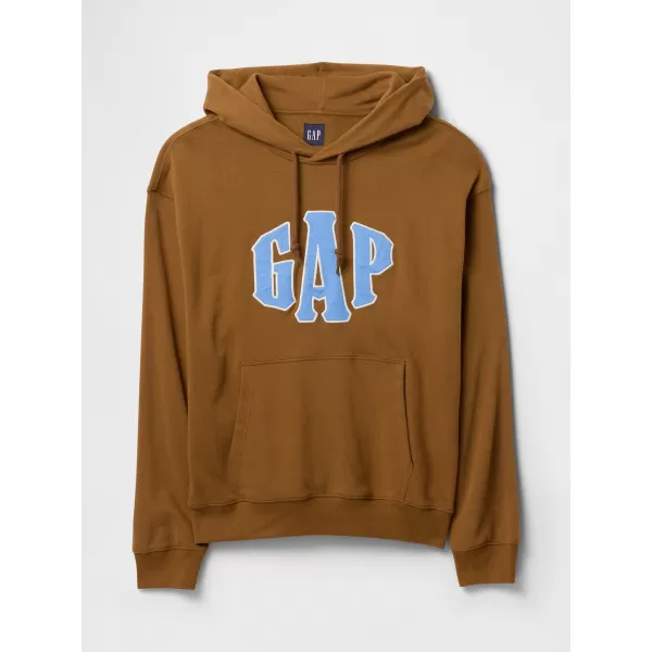  Moški pulover GAP LOGO PULLOVER HOODIE 744728-03 SVETLO RJAVA 