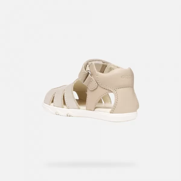  Dekliški sandali GEOX SANDAL STEPPIEUP B656QA0CR85C5000 BEŽ 