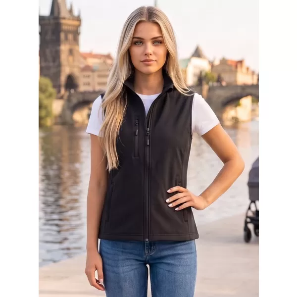  Ženski softshell telovnik ALTISPORT NoPrint NP/ALW965 EBENOVINASTO SIVA 