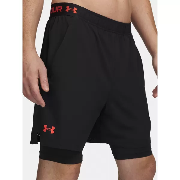  Moške kratke hlače UNDER ARMOUR VANISH WOVEN 2IN1 STS 1373764-008 ČRNA 