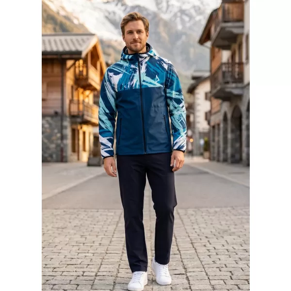  Moška vrhunska softshell jakna ALTISPORT VOJ/ALM039JACK01 MORNARSKO MODRA 
