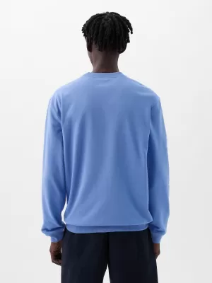 Moški pulover GAP LOGO CREWNECK SWEATSHIRT 829103-07 CABANA MODRA