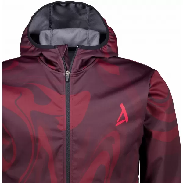  Moška vrhunska softshell jakna ALTISPORT VOJ/ALM072JACK01 VINO/RDEČA 