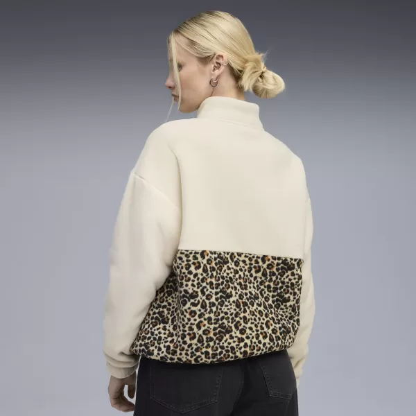  Ženski pulover PUMA ESS GRAPHIC ANIMAL CREW 688083-87 ALPSKI SNEG 