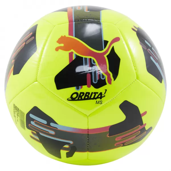  Žoga za trening PUMA ORBITA 7 MS 084475_03 LIMONIN TONIK/VEČBARVNI 