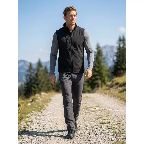  Moški softshell telovnik ALTISPORT NoPrint NP/ALM865 ČRNA 