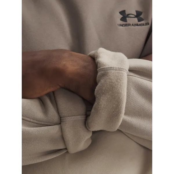  Moški pulover UNDER ARMOUR ICON HW COLORBLOCKED HDY 6009390-203 RJAVA 
