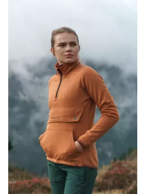 Ženski pulover NORDBLANC INEFFABLE NBSLS8226 RJAVA