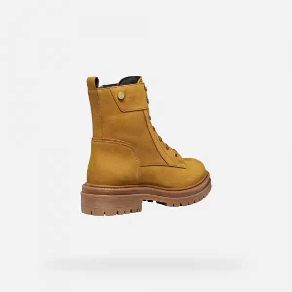  Ženski gležnjarji GEOX IRIDEA G009240 JANTAR 
