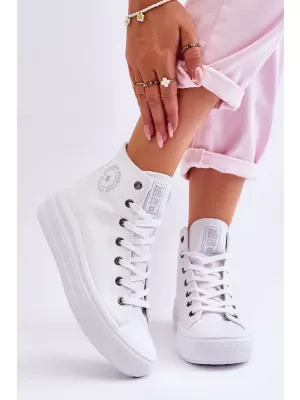 Ženske superge BIG STAR LL274A183 WHITE Big Star Shoes