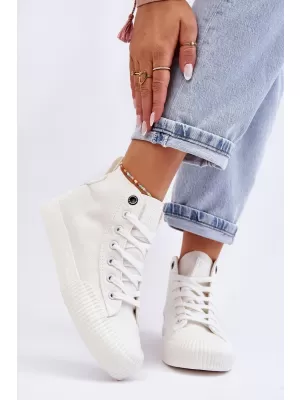 Ženske superge BIG STAR LL274445 WHITE Big Star Shoes