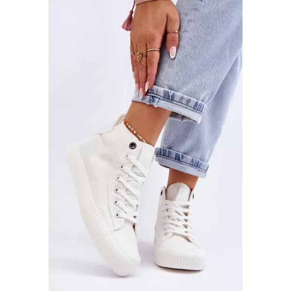  Ženske superge BIG STAR LL274445 WHITE Big Star Shoes 