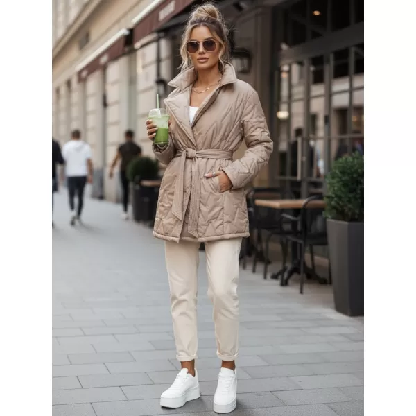  Ženska jakna DSTREET TY5589 KARAMELA 