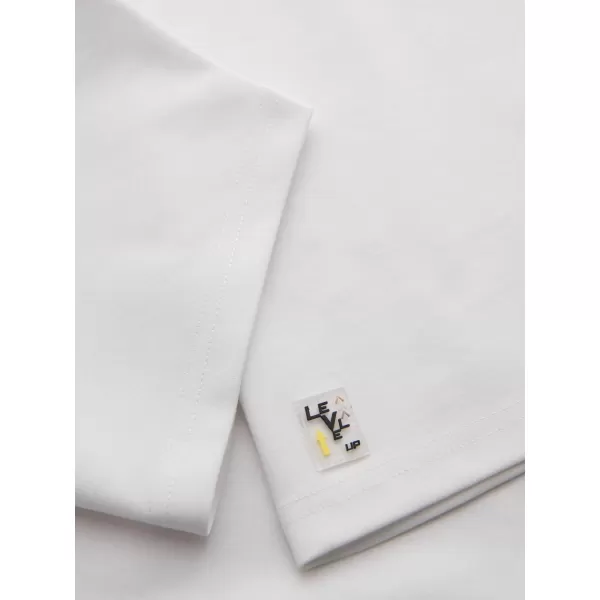  Moška majica s kratkimi rokavi OMBRE OM-TSCT-0240 UMAZANO BELA 