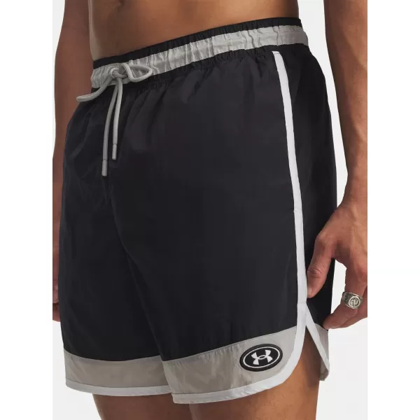  Moške kratke hlače UNDER ARMOUR UA ICON WOVEN TRACK SHORTS 6009350-001 ČRNA 