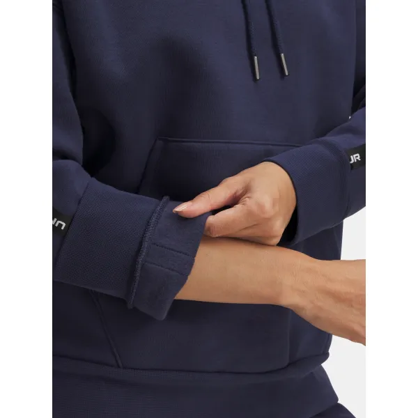  Ženski pulover UNDER ARMOUR ICON FLEECE TAPED HDY 6003708-403 MODRA 
