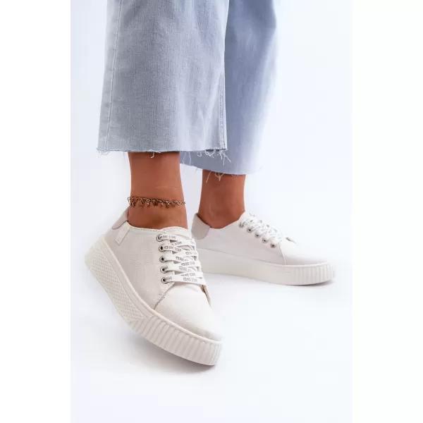  Ženske superge BIG STAR NN276001 WHITE Big Star Shoes 