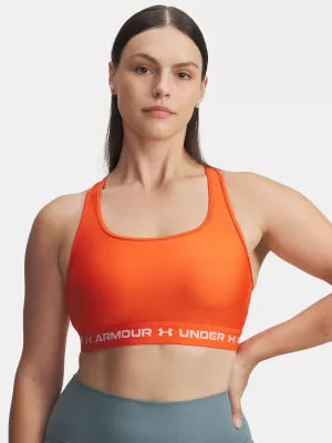 Ženski nedrček UNDER ARMOUR CROSSBACK MID BRA 1361034-844 ORANŽNA