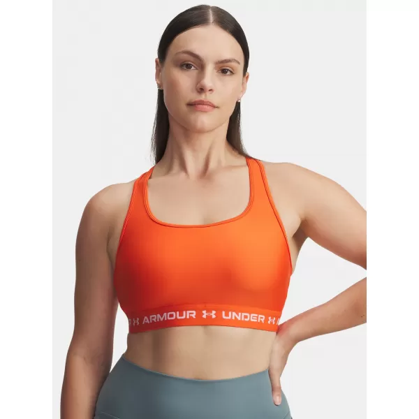  Ženski nedrček UNDER ARMOUR CROSSBACK MID BRA 1361034-844 ORANŽNA 