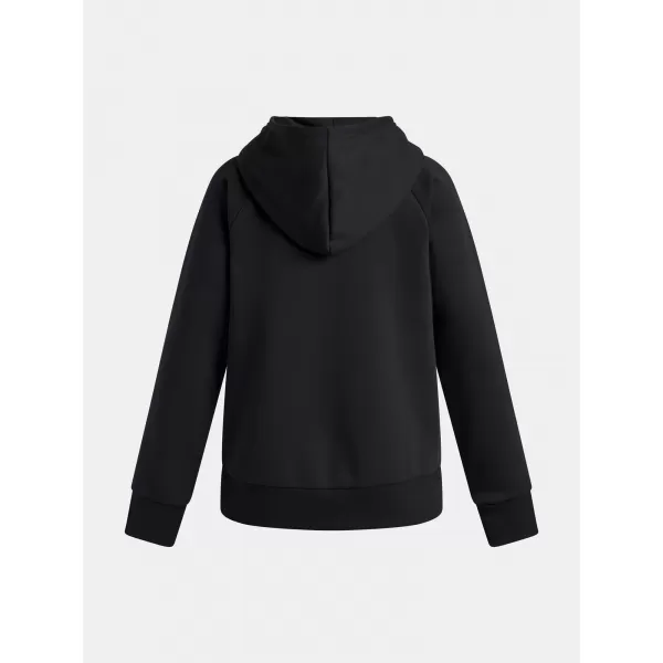 Pulover za deklico UNDER ARMOUR UA RIVAL FLC SHIMMER HDY 6004118-005 ČRNA 