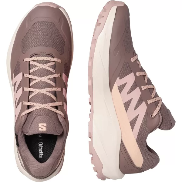  Ženski čevlji SALOMON OUTSCAPE GTX W L49145200 ŽELEZO/VANILJEV SLADOLED/MANDLJEVA KREMA 