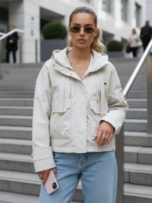 Ženska jakna DSTREET TY5634 BEŽ