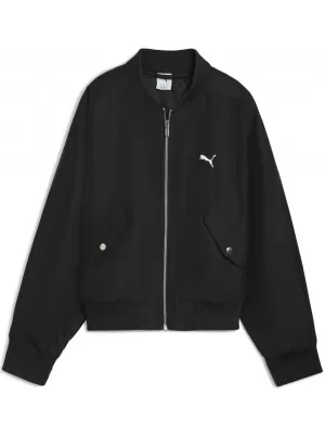 Ženska jakna PUMA T7 SATIN BOMBER JACKET 632168-01 ČRNA PUMA