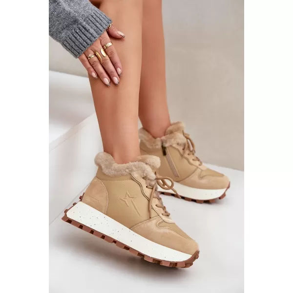  Ženski čevlji BIG STAR OO274A330 BEIGE Big Star Shoes 