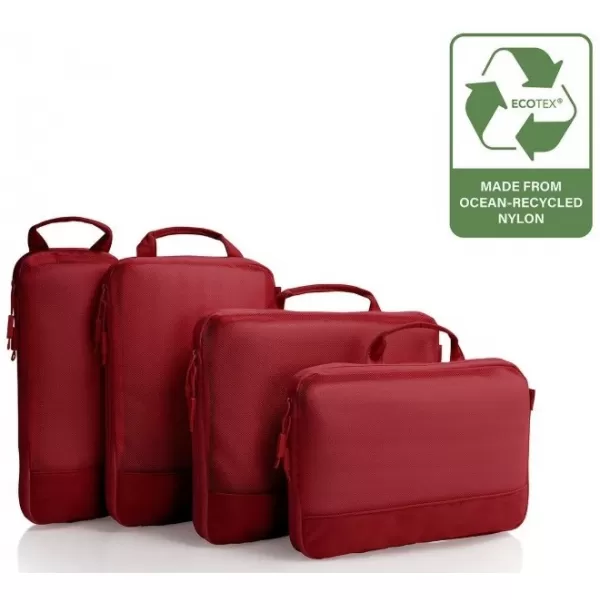  Kovček HEYS Ecotex Compression Packing Cube 4 Pc Set RDEČI JAVOR 